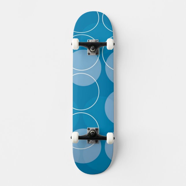 Skateboard Rétros cercles (Recto)