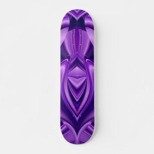 Skateboard Rêve de fleurs violettes, Imaginaire Abstrait Rain