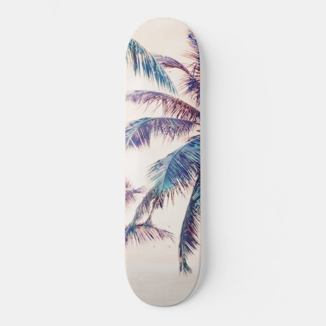 Skateboard Rêve de plage de palmiers d'été #1 #tropical #wall (Recto)