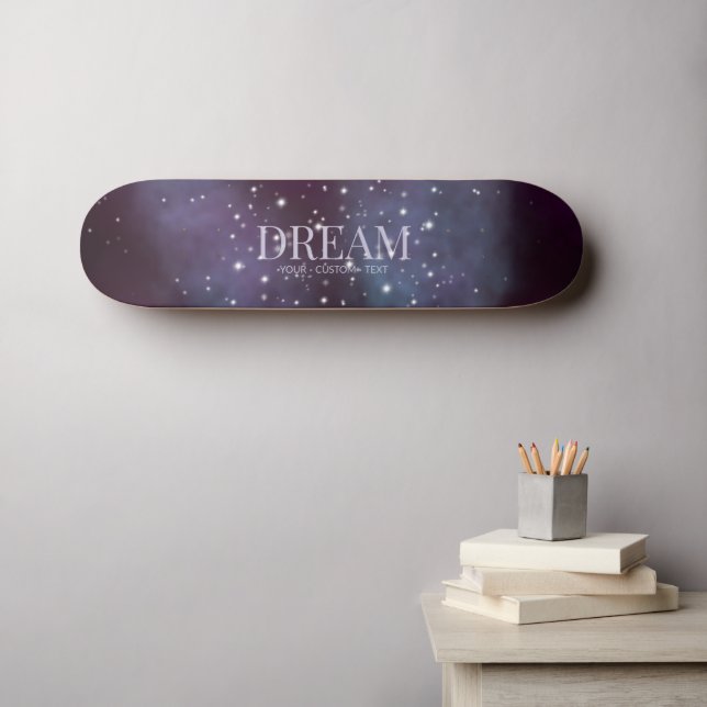 Skateboard Rêve mystique Dusty Violet (Art mural (Horz))