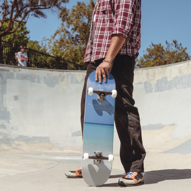 Skateboard Rêve sur la plage de l'océan des Caraïbes #5 #cura (Extérieur 2)