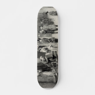 Skateboard Réveillon de Noël dans le temps colonial skateboar