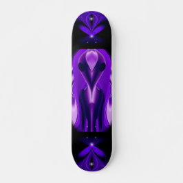 Skateboard Rêves arc-en-ciel violet 3D, Alien