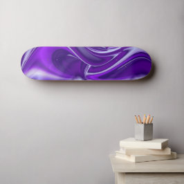 Skateboard Rêves de fleurs violettes