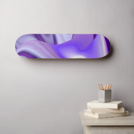 Skateboard Rêves de fleurs violettes