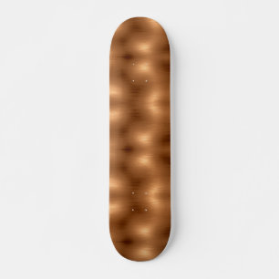 Skateboard Revêtement de cuivre brossé