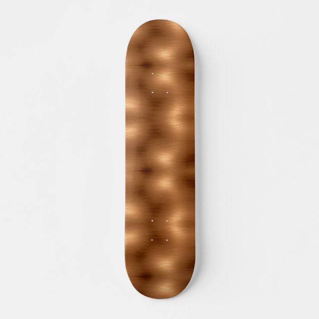 Skateboard Revêtement de cuivre brossé (Devant)