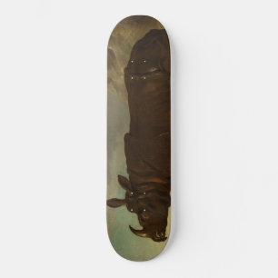 Skateboard Rhinocéros (Rhinocéros) (Animal sauvage) (par J.B.
