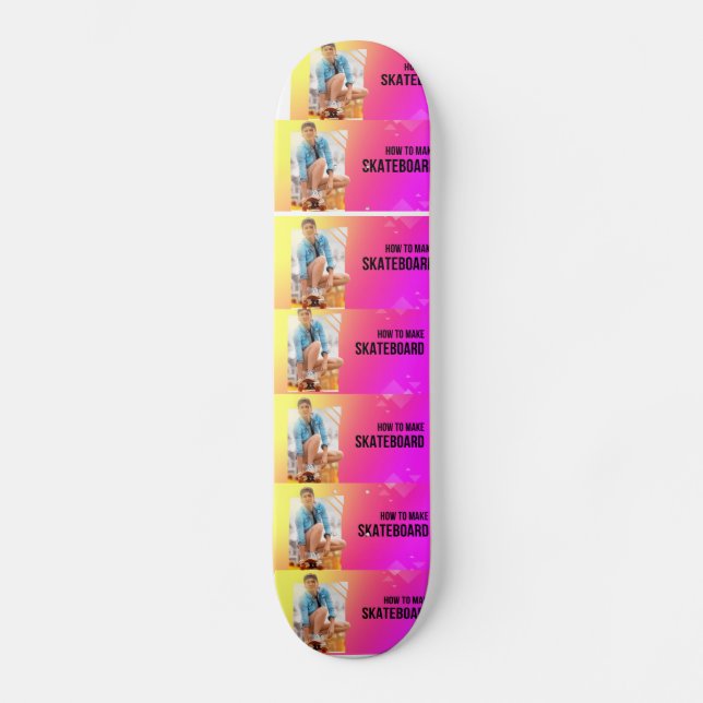 Skateboard ride dans le monde skateboard do-it-you (Recto)