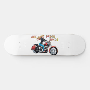 Skateboard Roads Girl Hot Dream