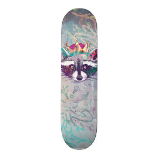 Skateboard Roi Mapache ·#Tabla de skate