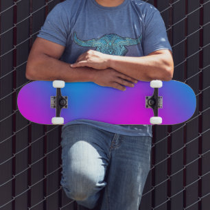Skateboard Rose bleu violet couleur 4Joey