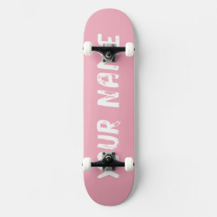 Skateboard Rose Clair Mignon Féminin