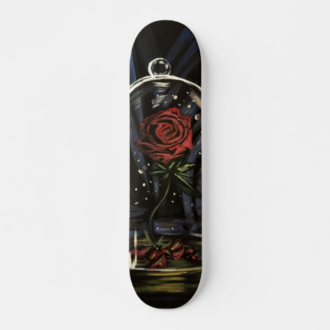 Skateboard Rose enchanté (Devant)