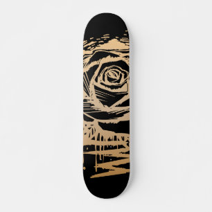 Skateboard Rose Gold Rugueux Graffiti Street Art Urbaine