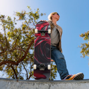 Skateboard Rose gothique