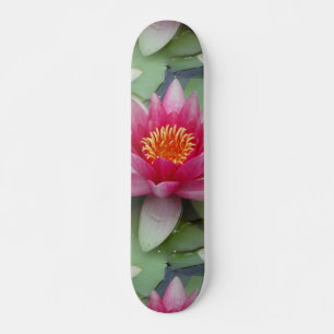Skateboard Rose Lotus Water Lily