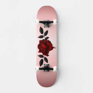 Skateboard Rose sanguin