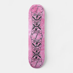 Skateboard rose skuleboard, devil