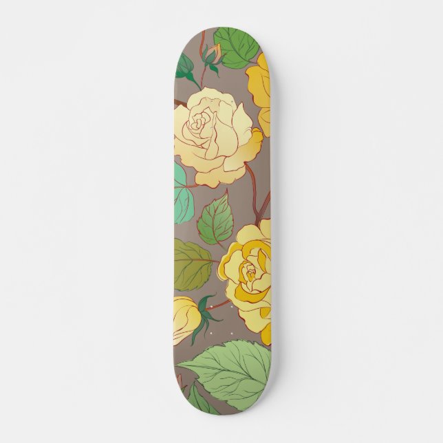 SKATEBOARD ROSES 3 (Devant)