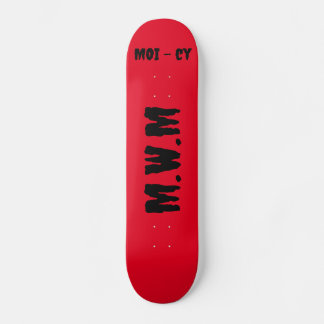 Skateboard rot M.W.M