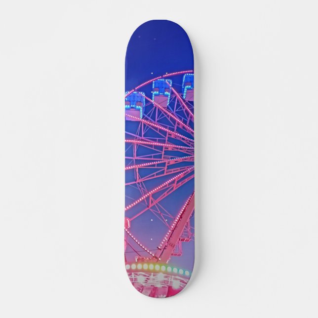 Skateboard Roue bleue (Devant)