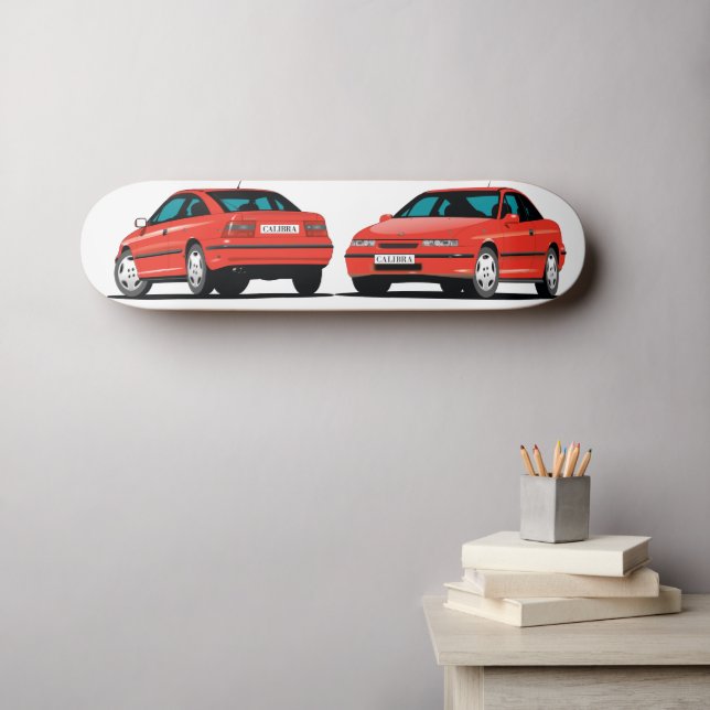 Skateboard Rouge d'Opel Calibra (Art mural (Horz))