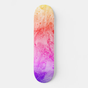 Skateboard Rouge rose tendance bleu violet vert jaune moderne
