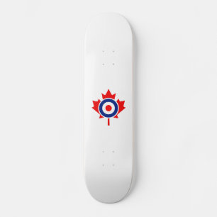 Skateboard Rounde canadienne de la feuille d'érable Mod CANAD