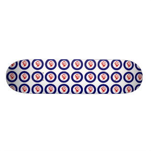 Skateboard Roundel Kiwi