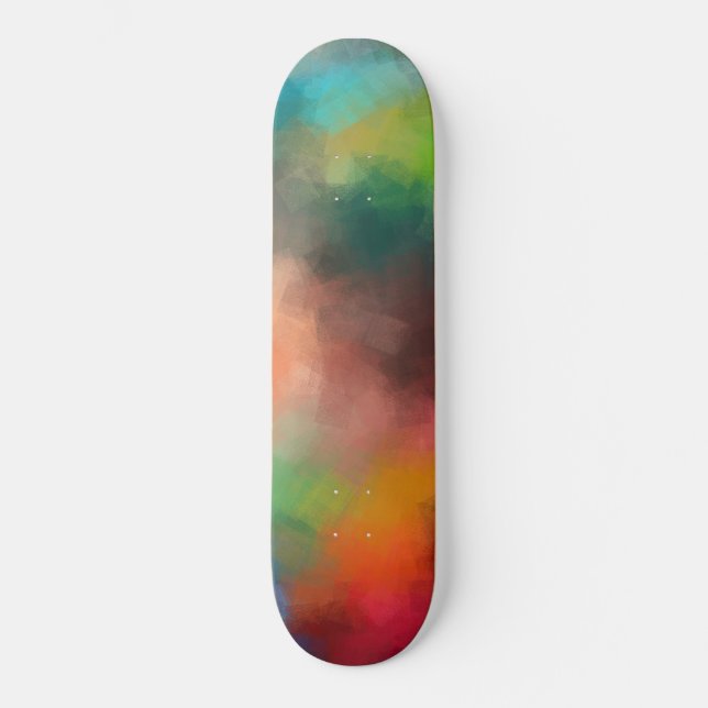 Skateboard Rover Red Blue Green (Recto)