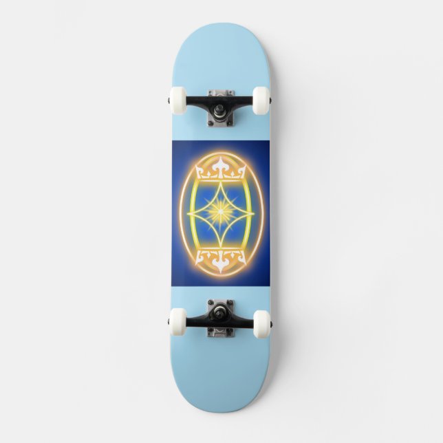 Skateboard Royal jaune (Recto)