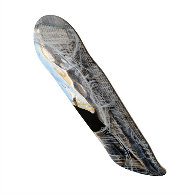 Skateboard "Rusted Chrome & Old Duct Tape" (Vorderseite)