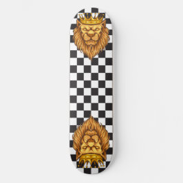 Skateboard Rustic Lion King Crown