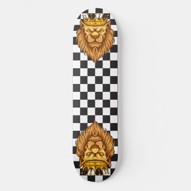 Skateboard Rustic Lion King Crown (Vorderseite)