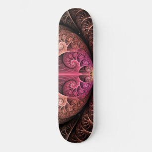 Skateboard Rythme cardiaque, art fractal surréaliste abstrait