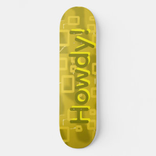 Skateboard Salut Géométrique 