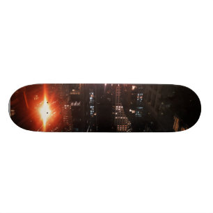 Skateboard San Francisco du centre la nuit