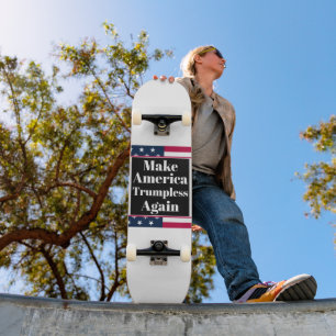 Skateboard sans Trump