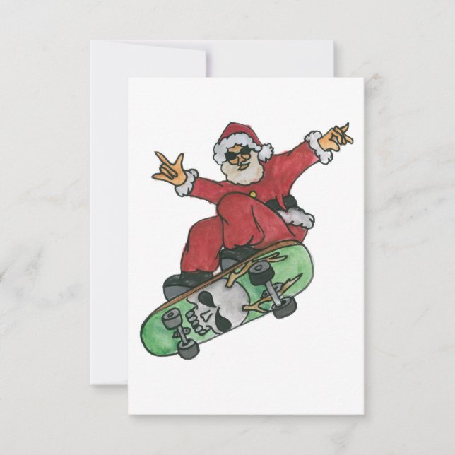 Skateboard Santa (Vorderseite)