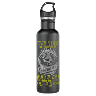 Skateboard Santa Cruz CA 95060 Retro Vintager Skat Edelstahlflasche