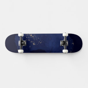 Skateboard Satellite Les Lumières Nocturnes De L'Australie.