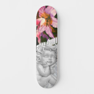 Skateboard satomi moto "WGDWBIT ?" Planches à roulettes
