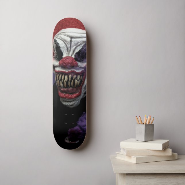 Skateboard Scanner clown effrayant (Art mural)