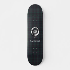 Skateboard Scottish Campbell Crest Badge & Tartan