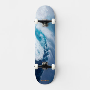 Skateboard Sea Wave Blue Skate Board RV