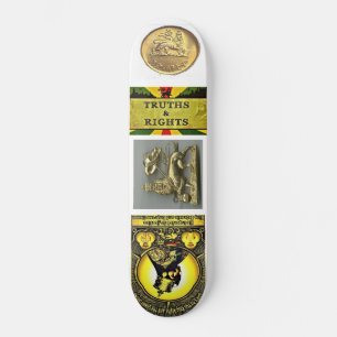 Skateboard SELASSIE I RASTA Planche à roulettes