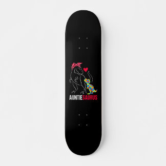 Skateboard Sensibilisation sur l'autisme Auntiesaurus