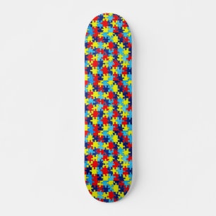 Skateboard Sensibilisation sur l'autisme-Puzzle par Shirley T