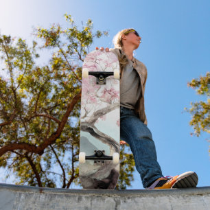 Skateboard Serenade Cherry Blossom